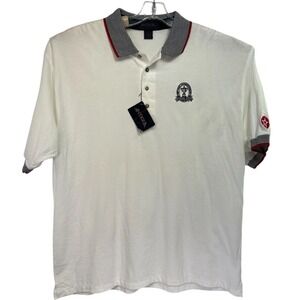 WingFoot 79 PGA Championship/Antigua‎ Mens Sz XL White Polo Shirt (U44) NWTs